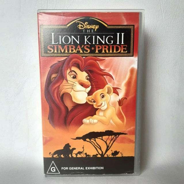 LION KING 2 Simba’s Pride Disney VHS $12.95 - PicClick AU