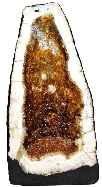 Citrindruse  Aus Amethyst Druse Kristall Edelstein Geode Bergkristall Quarz