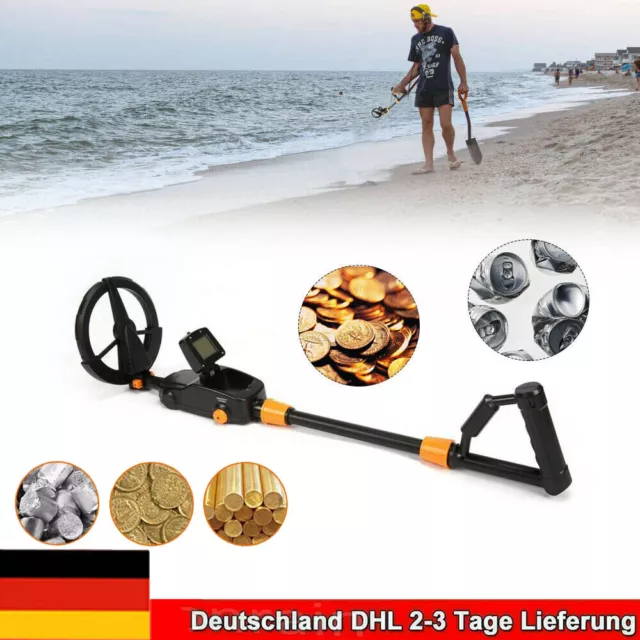 Metalldetektor Unterirdischer Hochempfindlicher Tiefensonde Treasure Gold Finder