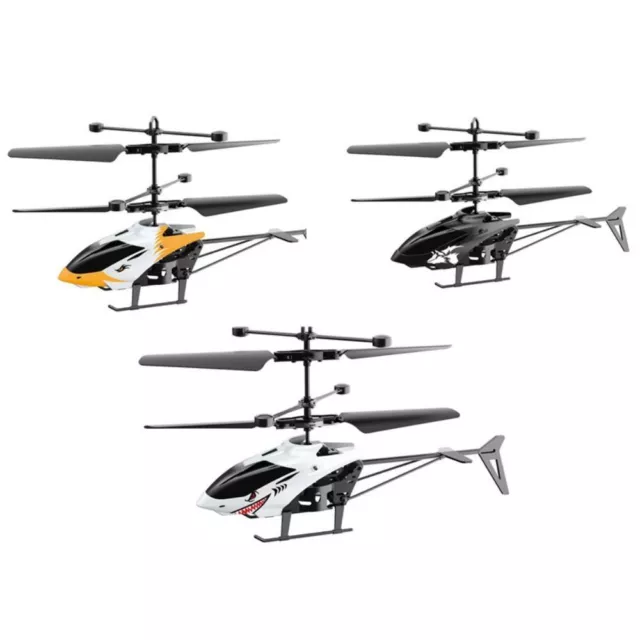 White Yellow Black RC Helicopters Plastic Flying Helicopter Toy  Kids Adults