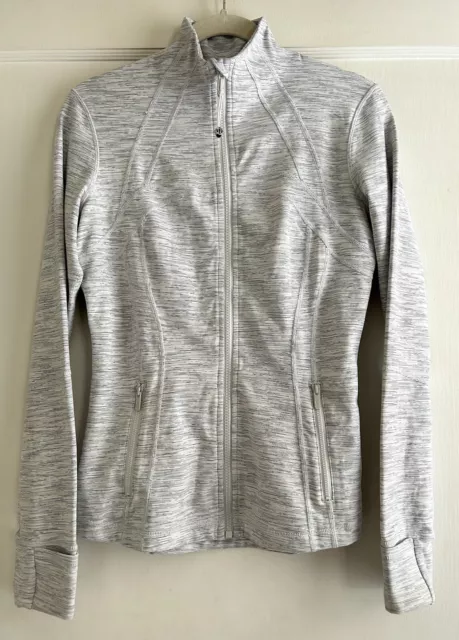 lululemon define jacket - Wee Are From Space Sheer Blue Chambray - size 8