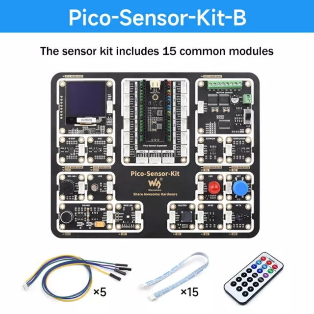 Modules de Capteurs 15 en 1 Kit de Capteur de Niveau D'EntréE Kit de Brico2605