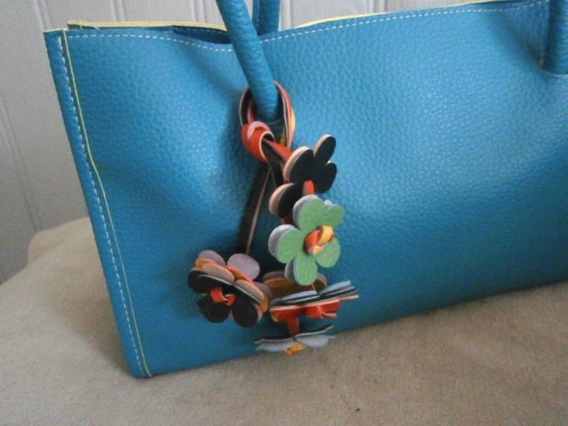 Sac à Main Nathalie Andersen Rouge Avec Bandoulière - Taille Moyenne - Neuf Avec étiquettes