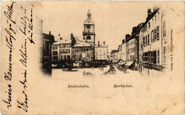 CPA AK DIEDENHOFEN Marktplatz (454764)