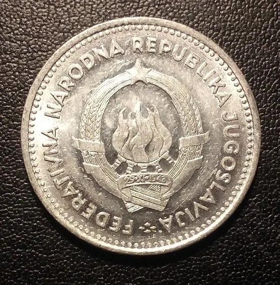 1953 Yugoslavia Two Dinara Coin