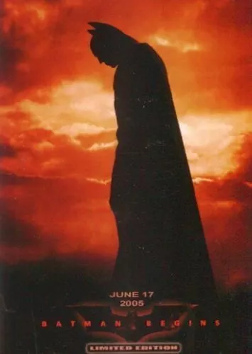 Batman Begins Limited Edition Video Promo Card #21/50 Flash International