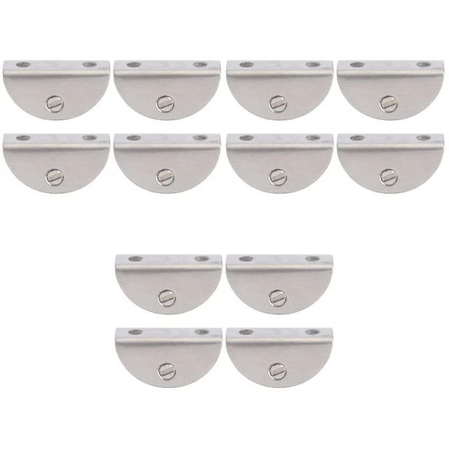 12 Pcs Regalhalterung Aus Glas Glasclip Aus Edelstahl Schwere Clips Glas Regal