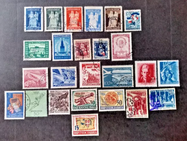 Yugoslavia collection 1945-55 sound used.