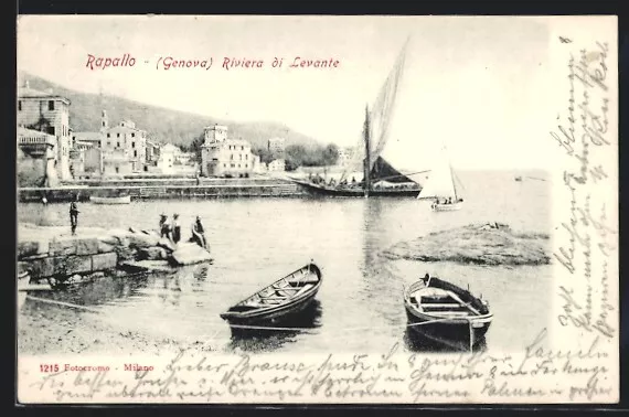 Rapallo /Genova, Riviera di Levante, Ansichtskarte 1904