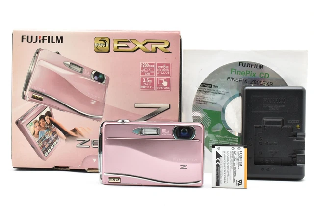 FUJIFILM FINEPIX Z800EXR Pink 12MP Compact Digital Camera