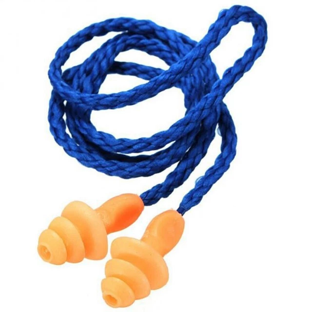 5 pezzi autentico cavo in silicone morbido tappo orecchio legato Laerm Erm S8U5