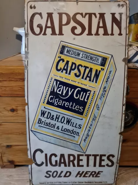 Vintage Enamelled Advertising Sign