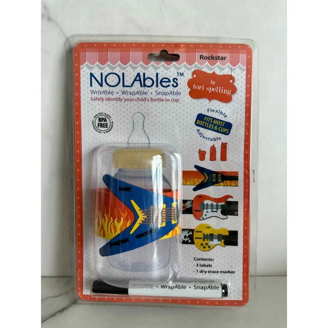 NOLABLES by Tori Spelling Bottle Rock Star Label Kit NEW