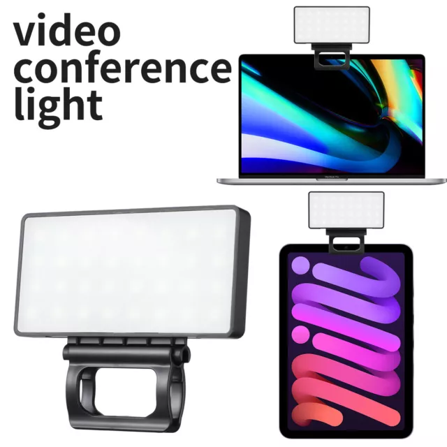 Portable Mobile Phone LED Video Light Selfie Live Fill Light 2600-6000K Dimmable