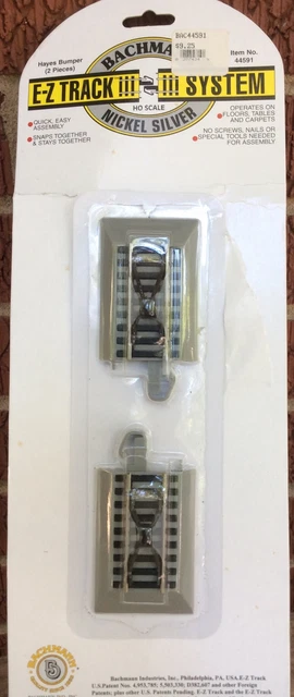 Bachmann 44505 - E-Z TrackÂ® 15 Radius Curved Nickel Silver Track with Gray Roadbed; 4 pcs - HO Scale - Midwest Model Railroad