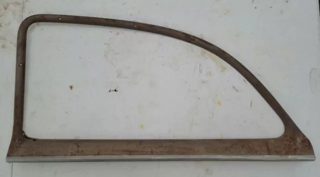 1949-52 Chevrolet Styleline interior door window glass garnish trim frame P-REAR
