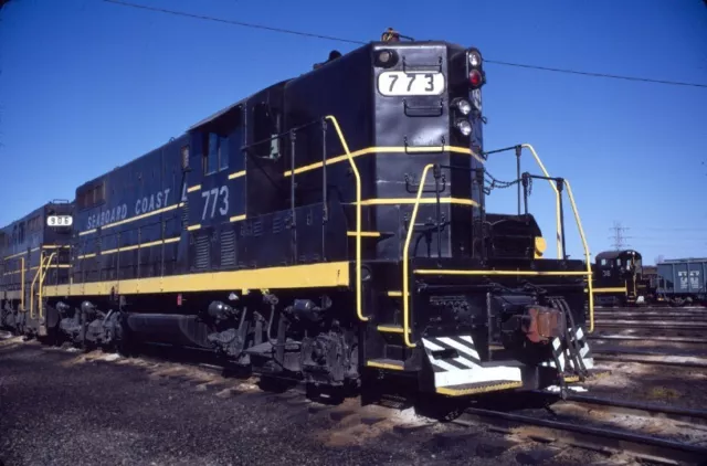 Scl 773 Gp-7 Richmond Va (Seaboard Coast Line) Original Slide 12-06-70 T20-4