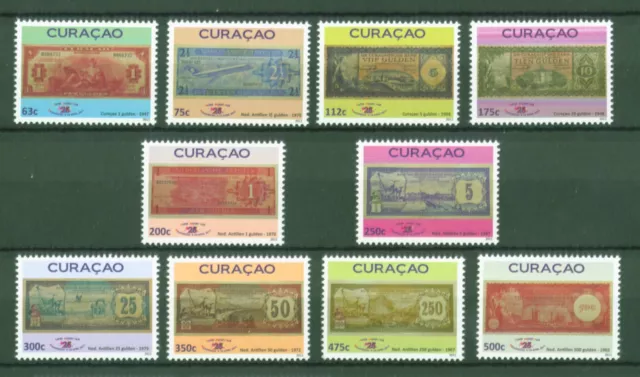 Curacao 2011 - Historic Banknotes Notes Antilles Guilders - No. 28-37 **