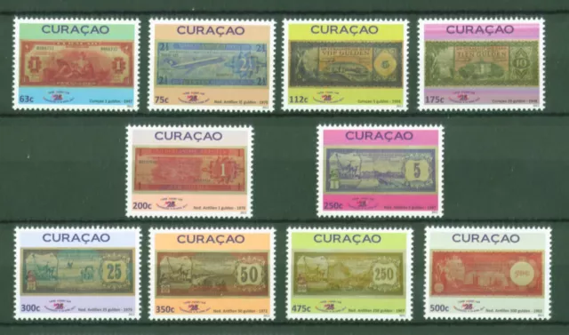 Curacao 2011 - historische Banknoten Geldscheine  Antillen Gulden - Nr. 28-37 **