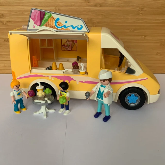 PLAYMOBIL ICE CREAM Van with 3 Figures and Accessories EUR 16,91 PicClick FR