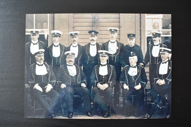 MILITARY PHOTO PRINT South Wales Borderers Regiment Officers In Mess MILITARY PHOTO PRINT South Wales Borderers Regiment Officers In Mess