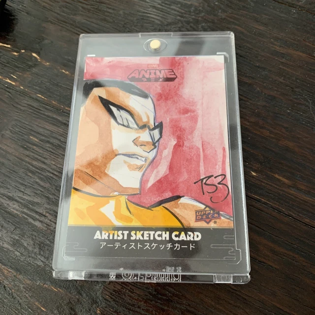 2020 Upper Deck Marvel Anime Sketch Cards 1/1 Tim Smith 3 Auto