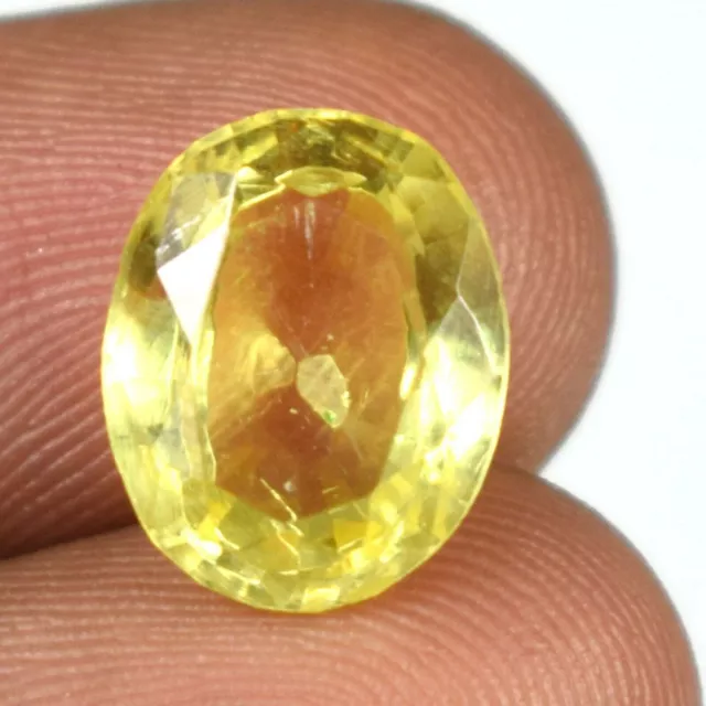 Ceylon Treated Yellow Sapphire Ring Size Gemstone Mix Shape Natural Certified