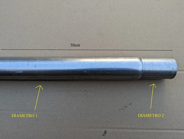 Tubo Manicotto Giunzione Diametri Diversi Maschio Femmina - Foto 7