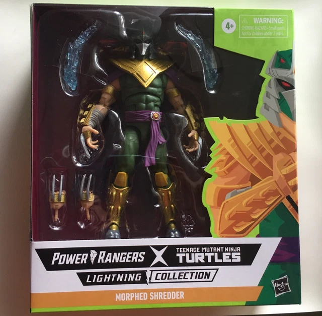 Power Ranger Shedder POWER RANGERS X TMNT Lightning Collection Morphed Shredder Green Ranger ...