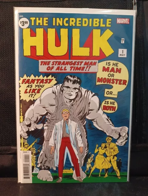 The Incredible Hulk #1 Facsimile 2023 Marvel Comic ..(308)