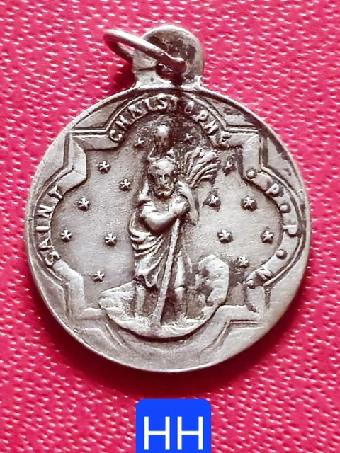 Médaille Religieuse Ancienne – Saint Bertrand De Comminges – Lourdes – Bijoux De Collection