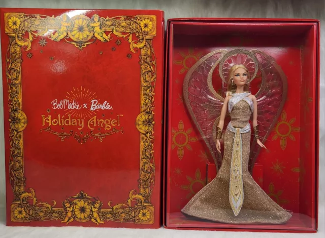 Mattel Barbie Signature Bob Mackie Barbie Holiday Angel Doll 2022 # HCC00 Item#3