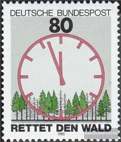 BRD (BR.Deutschland) 1253 (kompl.Ausgabe) postfrisch 1985 Rettet den Wald