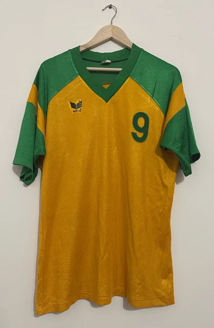 Maillot De Gardien De But Vintage Erima 80's - Taille 3/4, Manches Courtes, Football