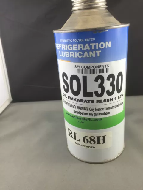 Emkarate Rl 68H Poe Polyol Ester  Compressor Oil Lubricant  R134A R22 R410