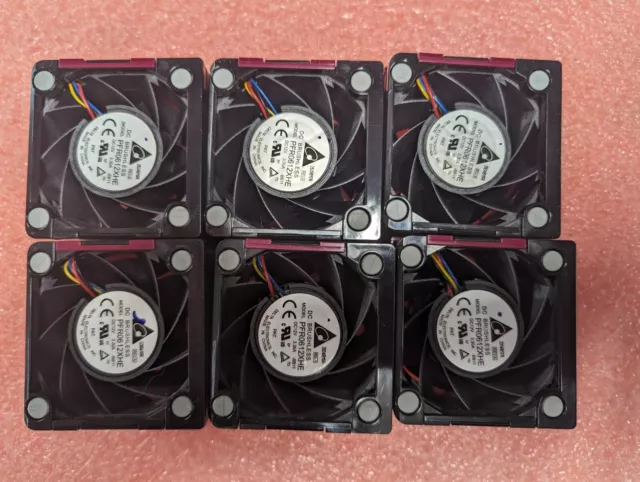 Lot of 6 x HP Proliant DL380 G8 DL380p G8 DL380e 654577-001 Server Cooling Fans