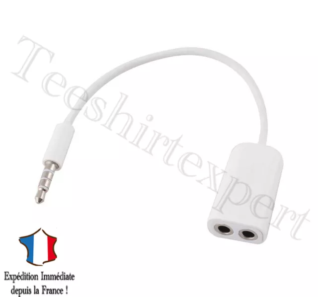 Câble Adaptateur Écouteurs Jack 3.5 Femelle À Micro USB 90 Degrés Mâle