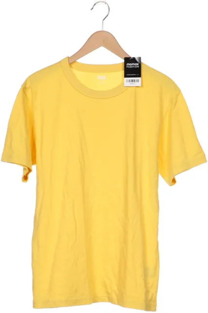 T-shirt uomo uniqlo top shirt taglia EU 48 (M) cotone giallo #gqfzwzn