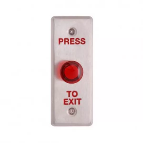 ACSS Exit Button-W/Red Light-ACPBN01RED-FREE POSTAGE