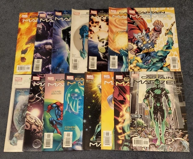 Captain Marvel 1 - 15 Lot Run Of 15 2002 Series (2 3 4 5 6 7 8 9 10 11 12 13 14)