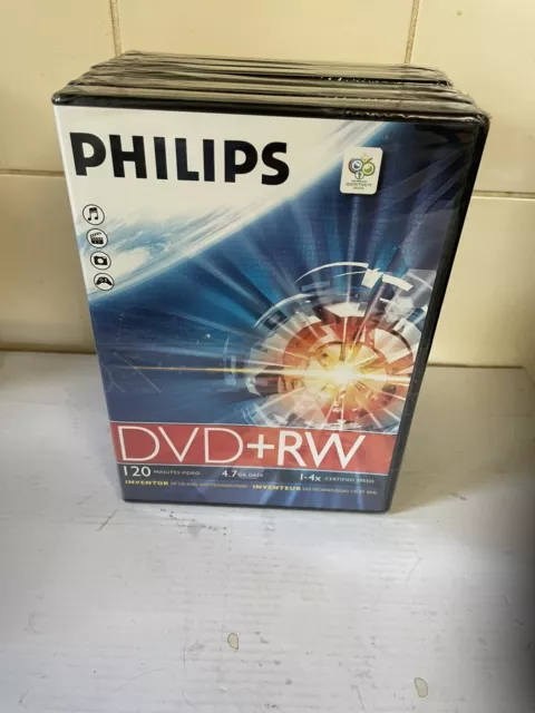 phillips DVD+RW confezione da 7 dvd nuovissimo