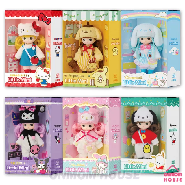 Sanrio Characters x Little Mimi 6 Styles Figure Doll Korean Toy