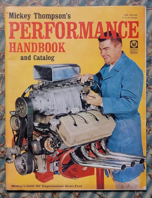 Original 1964 MICKEY THOMPSON CatAloG & Handbook Drag Racing HOT ROD nhrA sctA Original 1964 MICKEY THOMPSON CatAloG & Handbook Drag Racing HOT ROD nhrA sctA