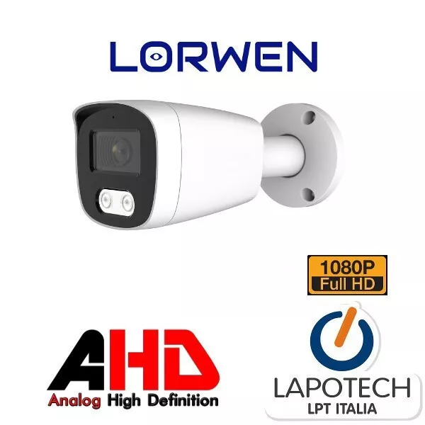 Lorwen AHD telecamera bullet BA14AN25N 1080p 2 MPX Analogica 5 mpx TVI CVI