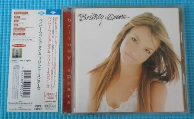 BRITNEY SPEARS CD Baby One More Time w/Bonus Track 2000 OOP Japan ZJCI-10002