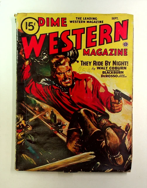 Dime Western Magazine Pulp Sep 1947 Vol. 50 #1 GD/VG 3.0 Low Grade