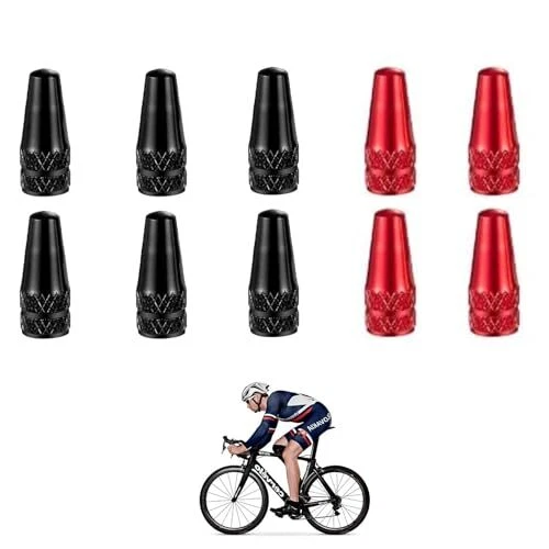 4 Bouchons De Valve Presta En Aluminium - Pour Vélos, Légers, 7.2x16 Mm
