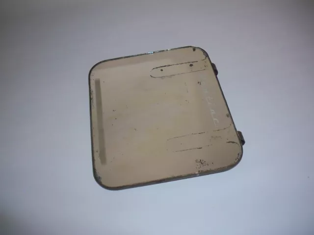 1930's-1950's Vintage GM Original Pontiac Sun Visor Vanity Mirror 6in x 5in 3