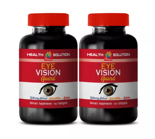 salud ocular - PODEROSO PROTECTOR DE VISIÓN OCULAR - vitaminas de la visión 2 botellas 120 cápsulas blandas