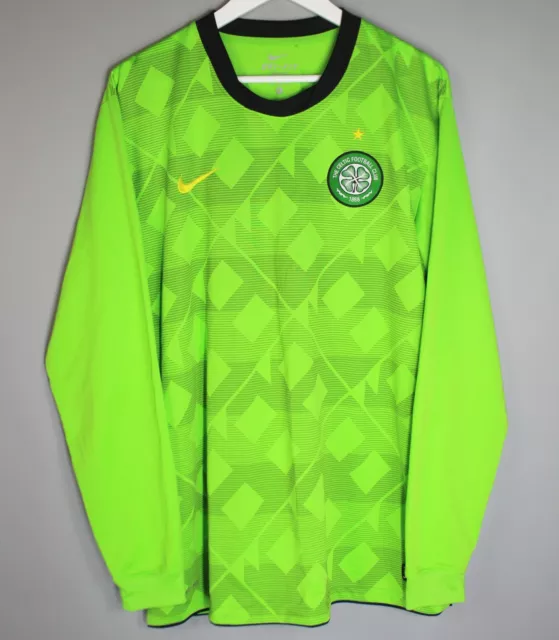 Celtic Glasgow 2010 2011 Away Football Shirt Jersey Long Sleeve Nike